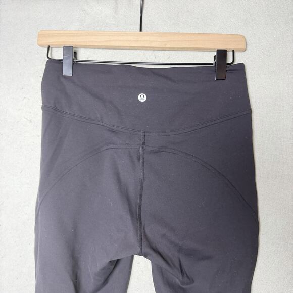 Lululemon Force Within High Rise Legging Knee Holes Black Pant Womens Size 8 - Picture 5 of 10